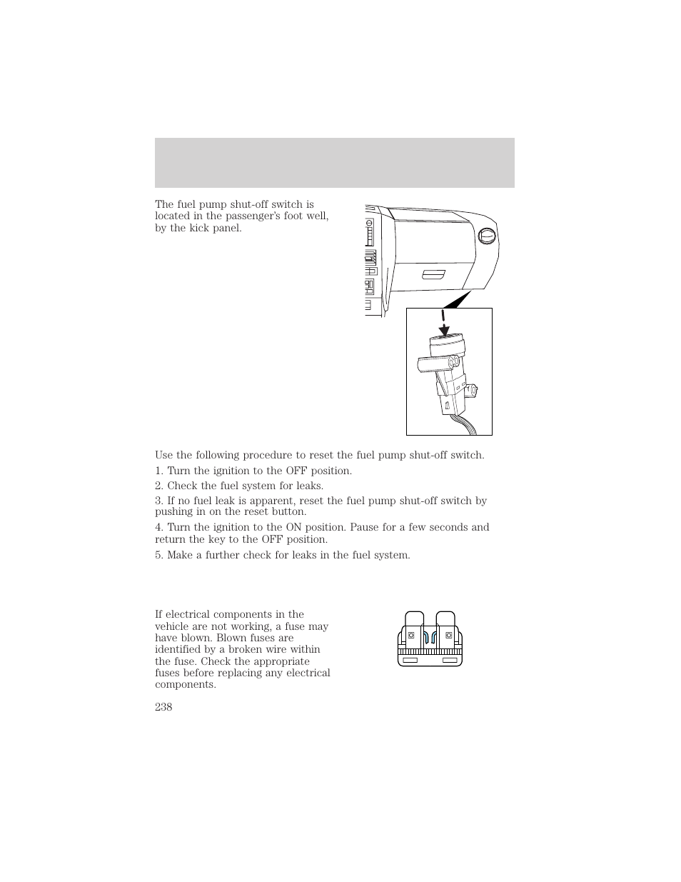 Roadside emergencies | FORD 2006 Explorer v.1 User Manual | Page 238 / 328