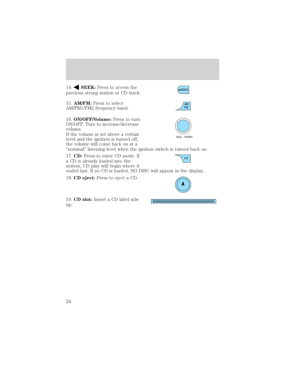 Entertainment systems | FORD 2006 Explorer v.1 User Manual | Page 24 / 328