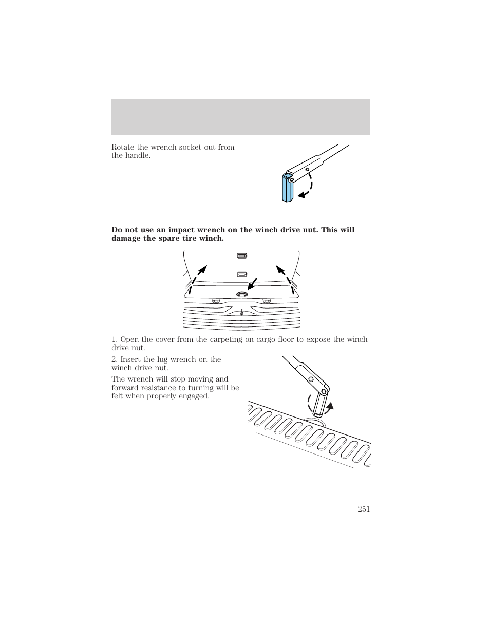 Roadside emergencies | FORD 2006 Explorer v.1 User Manual | Page 251 / 328