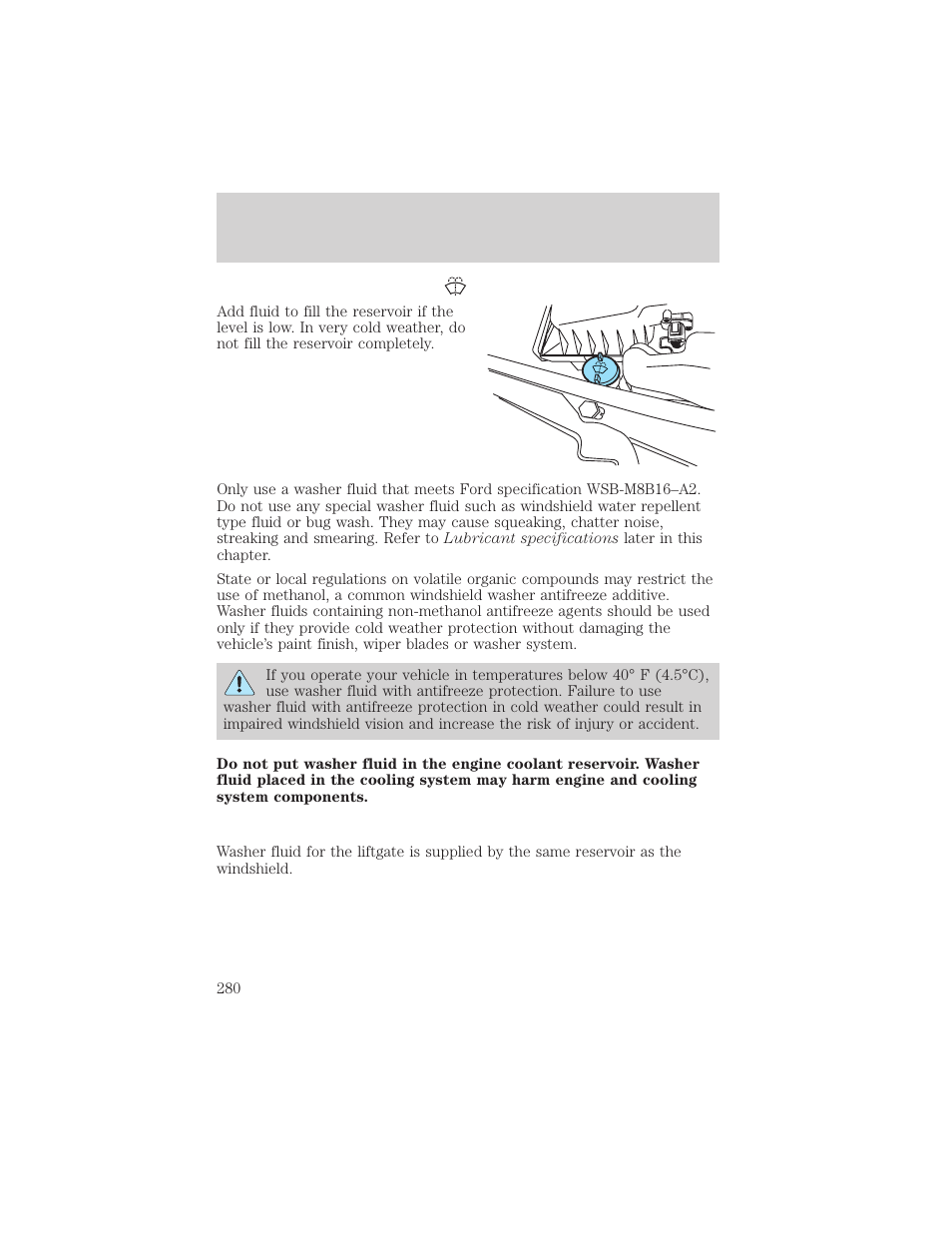 Maintenance and specifications | FORD 2006 Explorer v.1 User Manual | Page 280 / 328