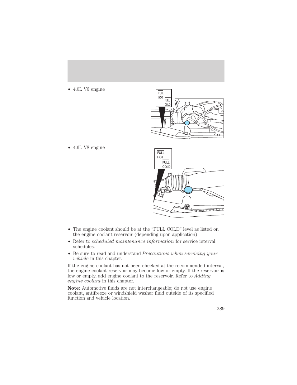 Maintenance and specifications | FORD 2006 Explorer v.1 User Manual | Page 289 / 328