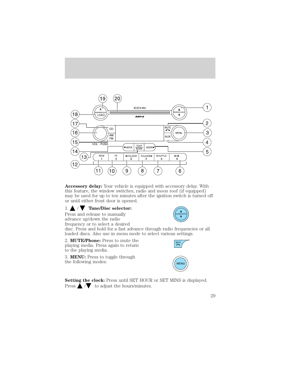 Entertainment systems | FORD 2006 Explorer v.1 User Manual | Page 29 / 328