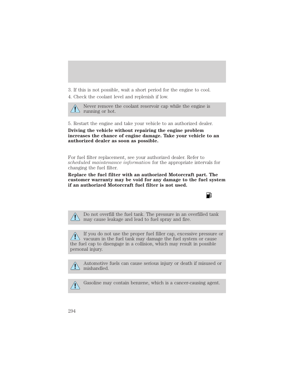 Maintenance and specifications | FORD 2006 Explorer v.1 User Manual | Page 294 / 328