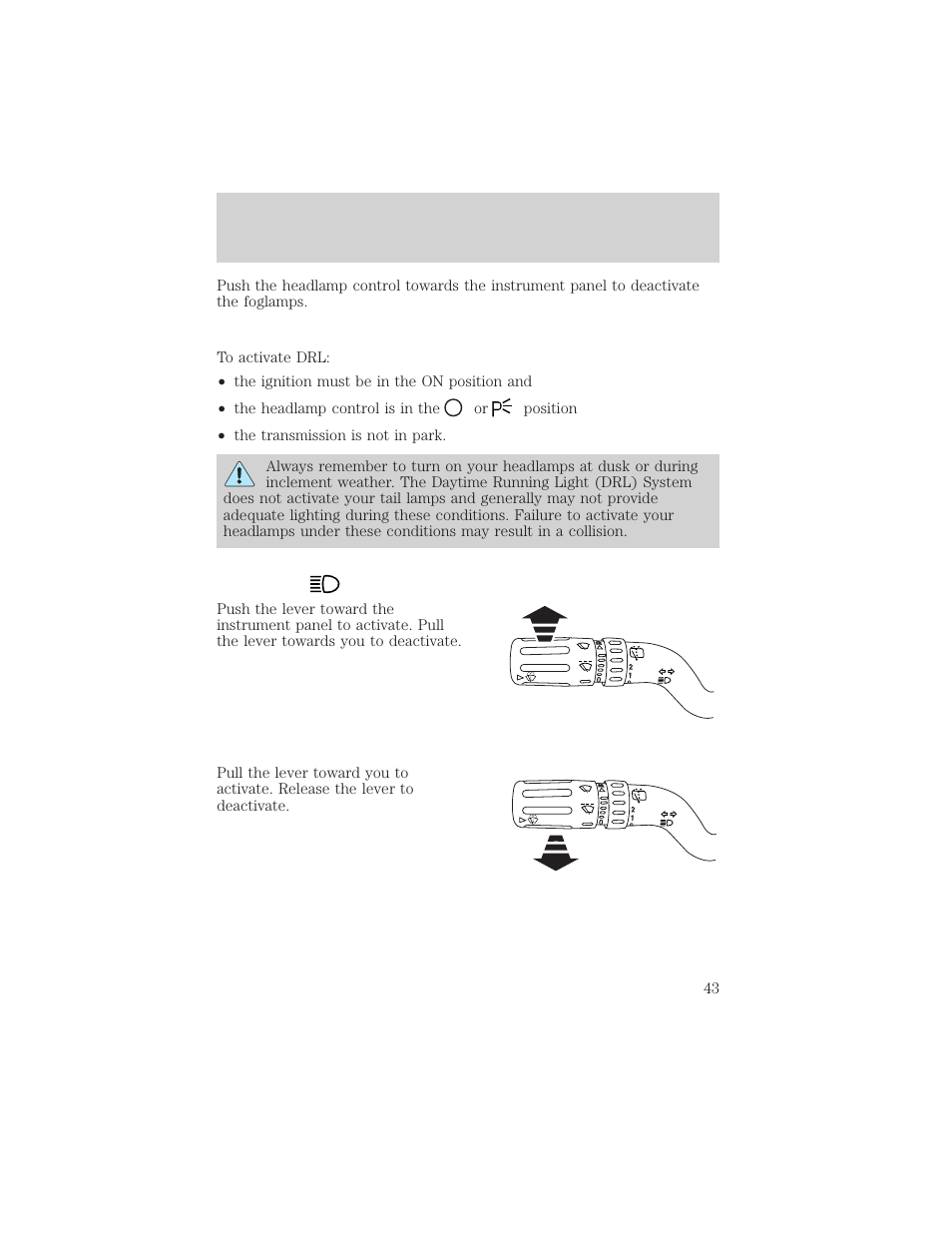 Lights | FORD 2006 Explorer v.1 User Manual | Page 43 / 328