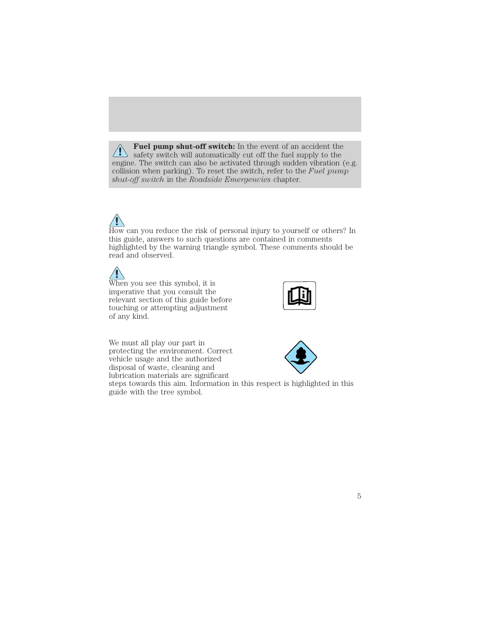 Introduction | FORD 2006 Explorer v.1 User Manual | Page 5 / 328