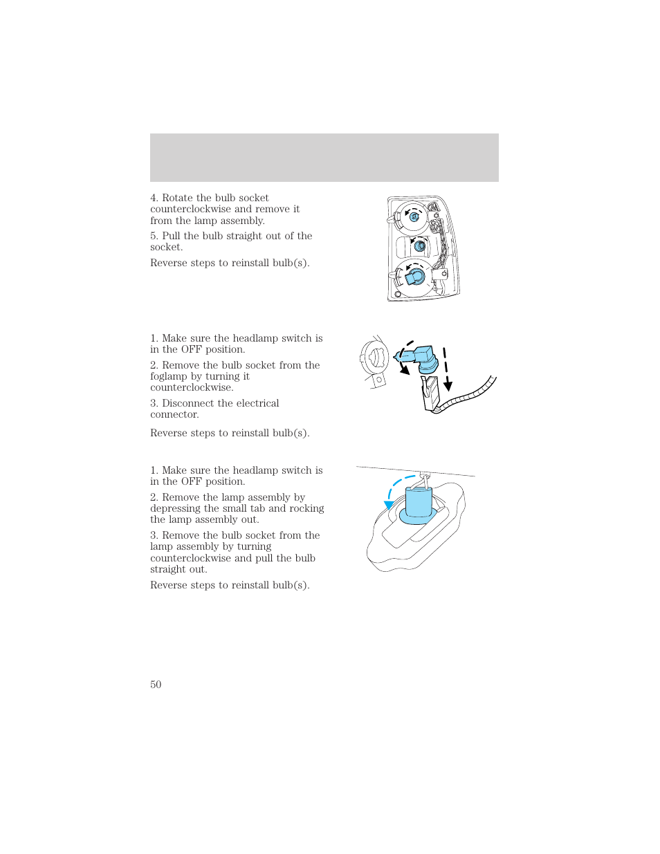 Lights | FORD 2006 Explorer v.1 User Manual | Page 50 / 328