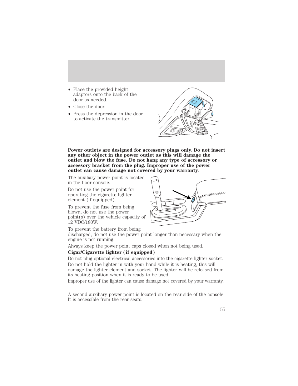 Driver controls | FORD 2006 Explorer v.1 User Manual | Page 55 / 328