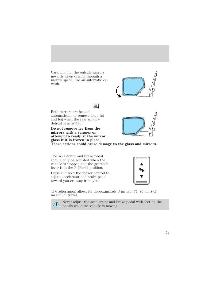Driver controls | FORD 2006 Explorer v.1 User Manual | Page 59 / 328
