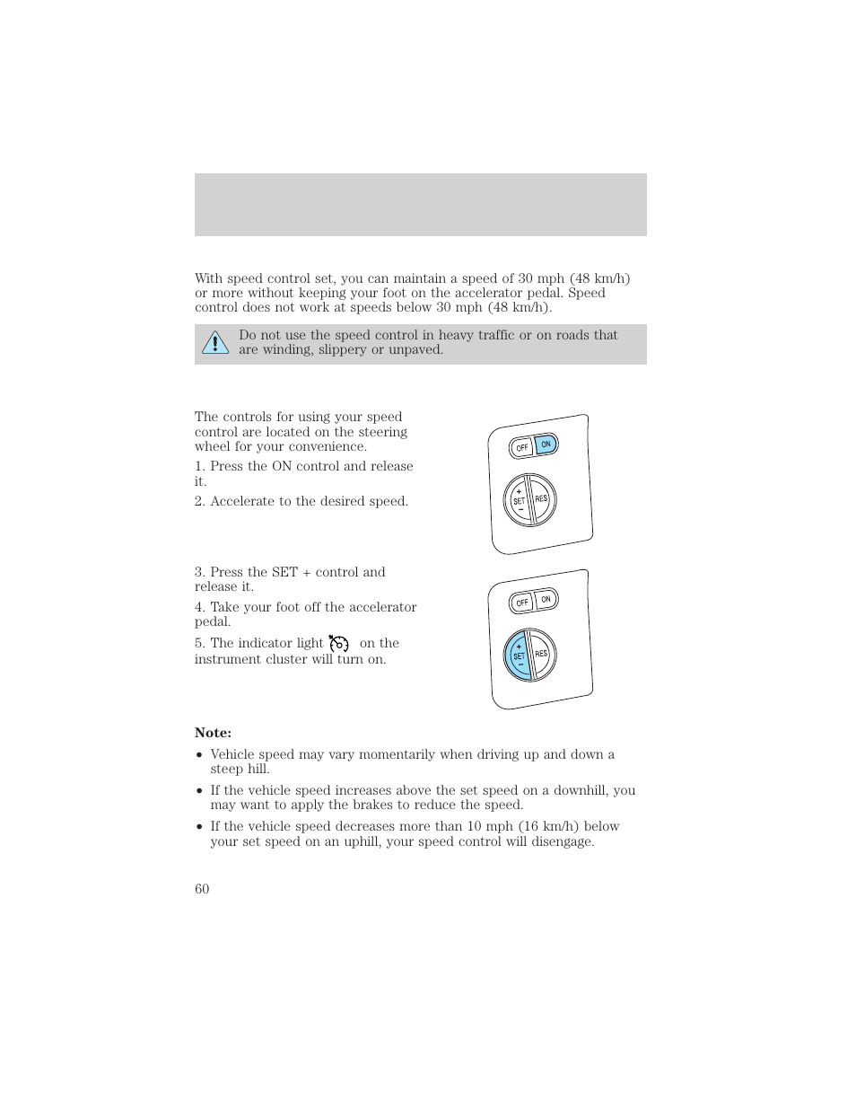 Driver controls | FORD 2006 Explorer v.1 User Manual | Page 60 / 328