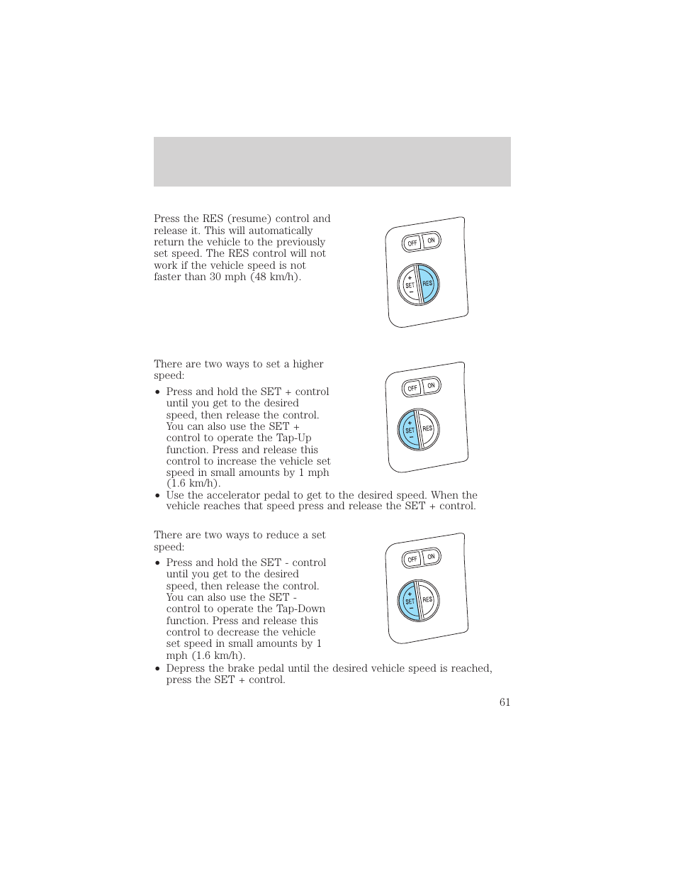 Driver controls | FORD 2006 Explorer v.1 User Manual | Page 61 / 328