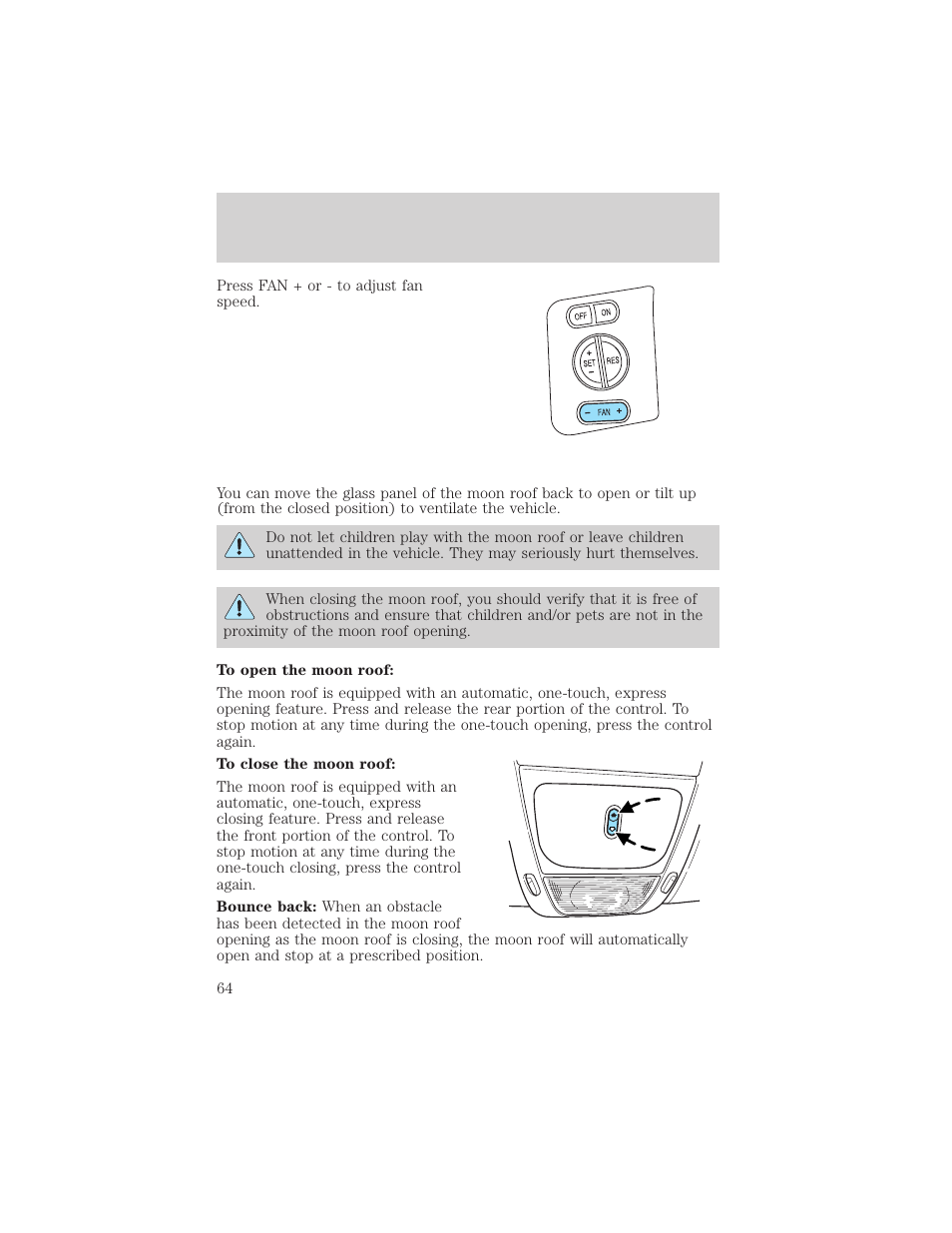 Driver controls | FORD 2006 Explorer v.1 User Manual | Page 64 / 328