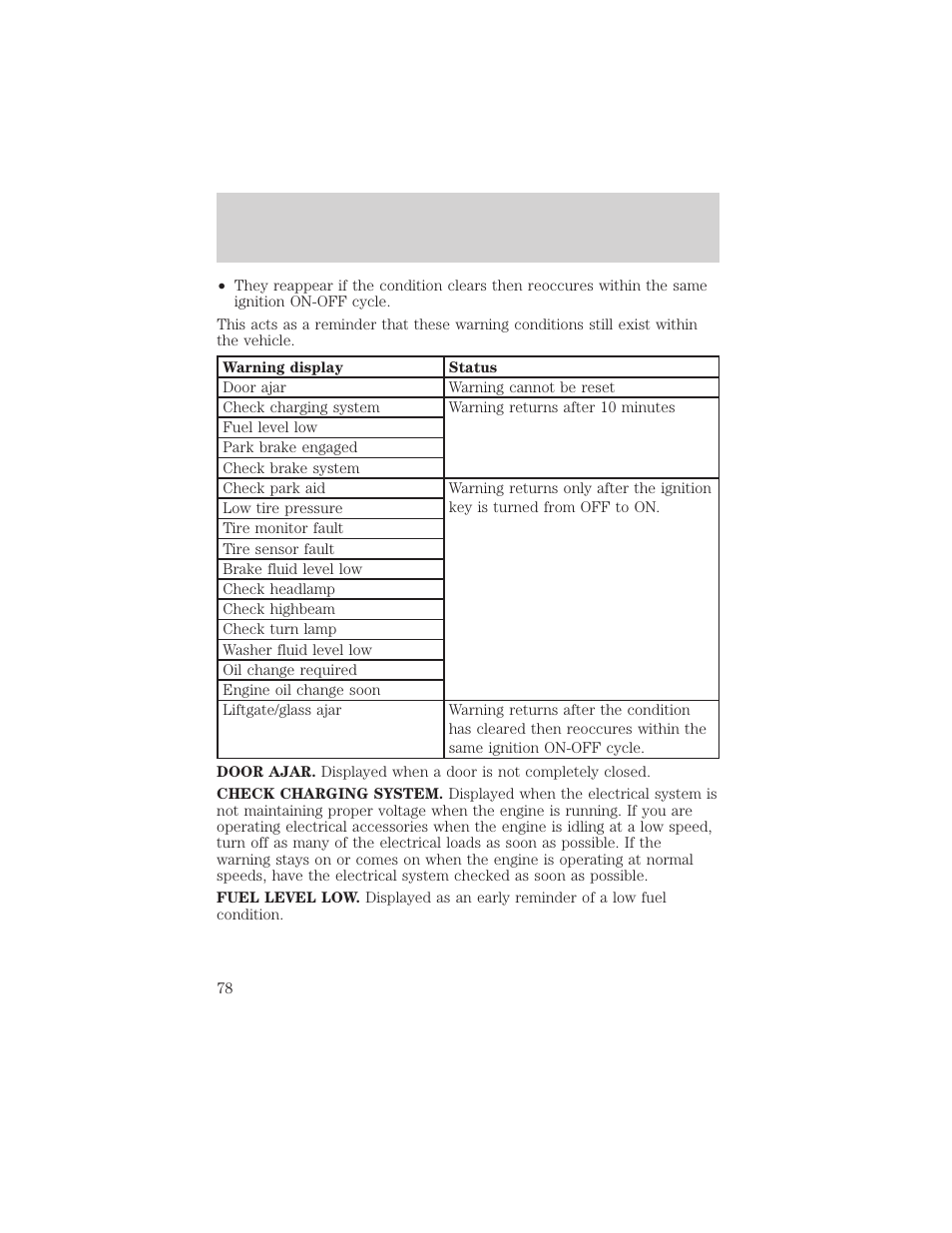 Driver controls | FORD 2006 Explorer v.1 User Manual | Page 78 / 328