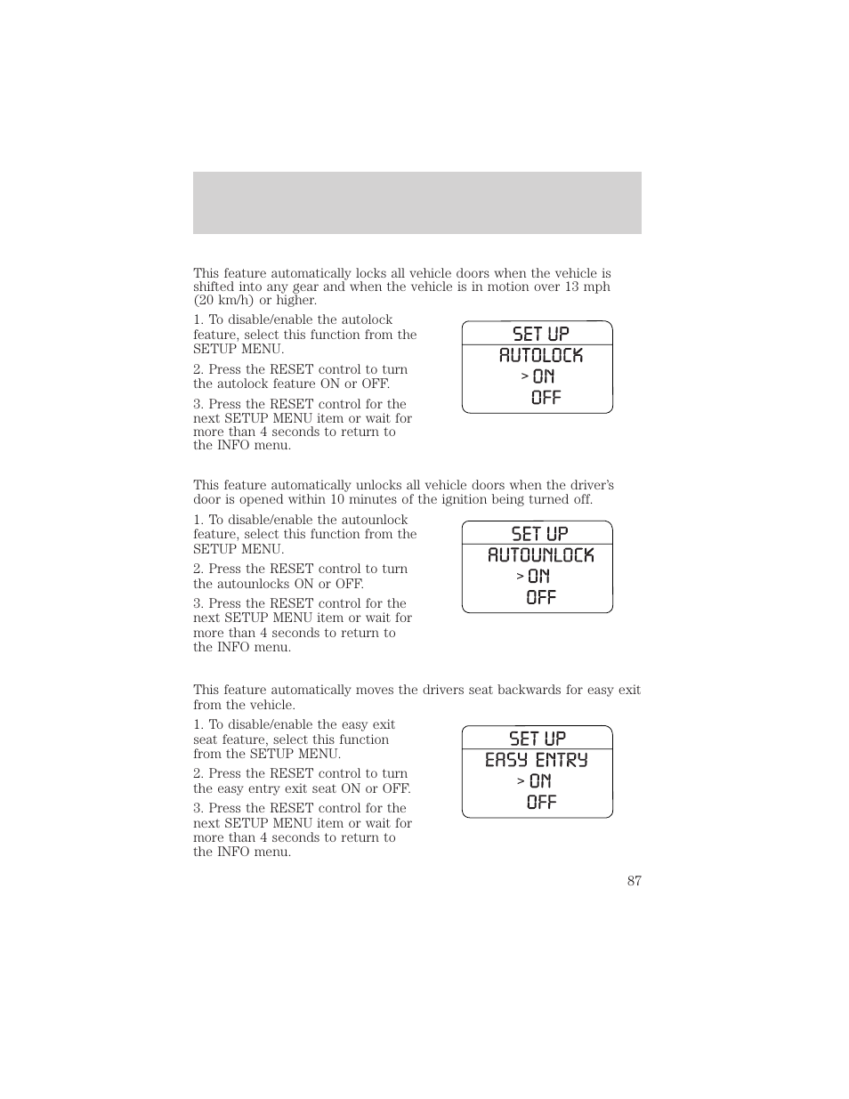 Driver controls | FORD 2006 Explorer v.1 User Manual | Page 87 / 328