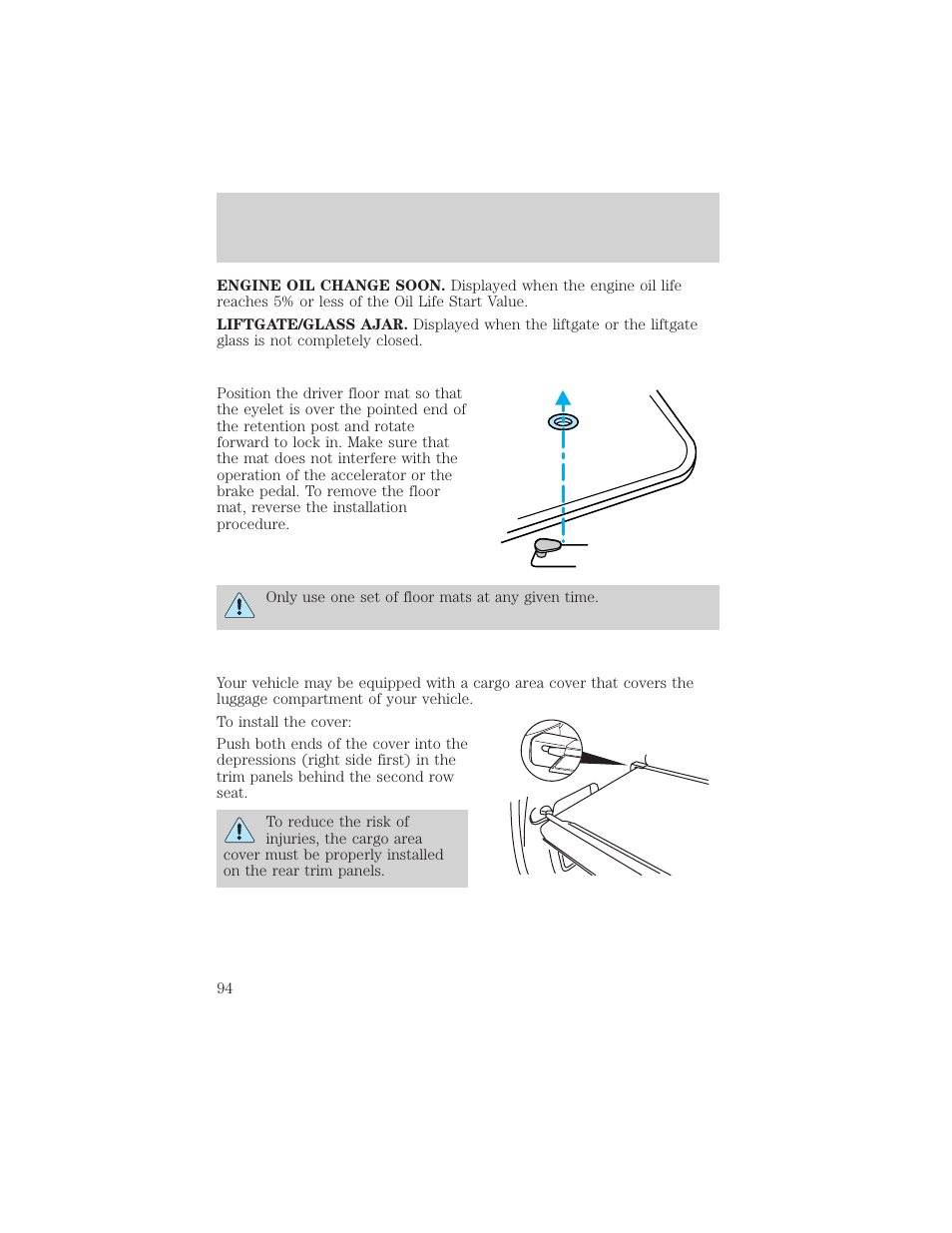 Driver controls | FORD 2006 Explorer v.1 User Manual | Page 94 / 328