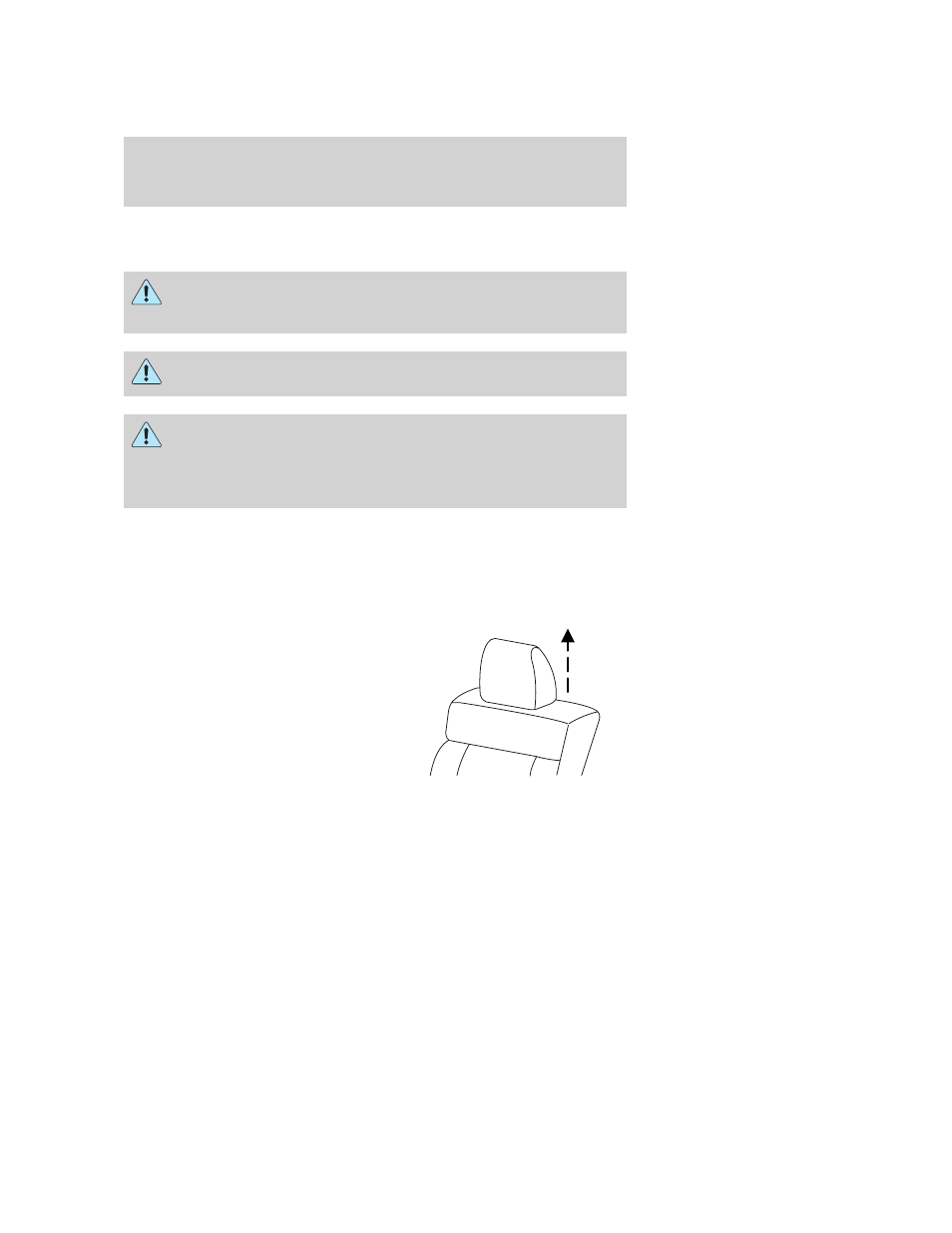 Seating and safety restraints, Seating, Adjustable head restraints | FORD 2006 F-150 v.1 User Manual | Page 111 / 336