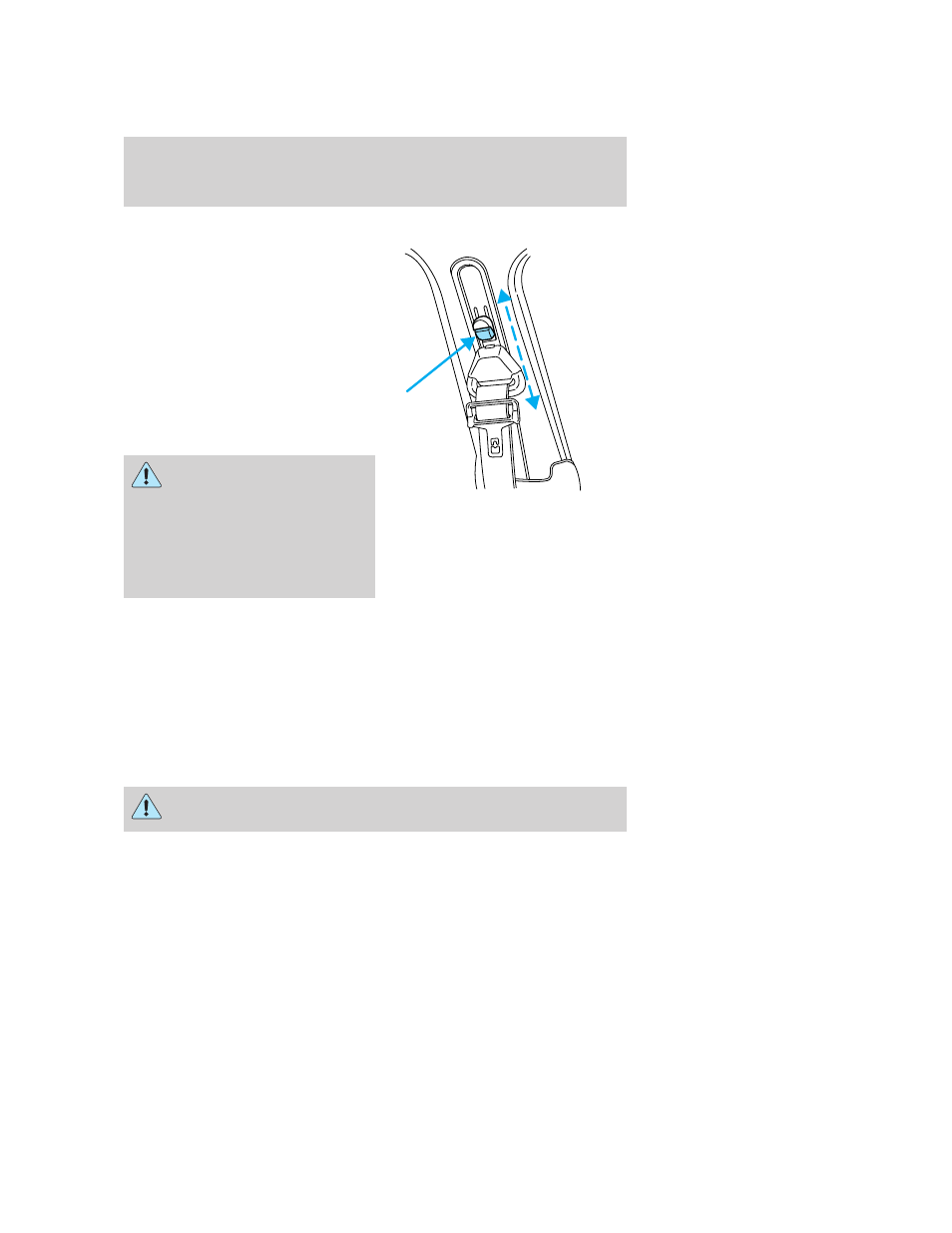 Front safety belt height adjustment, Safety belt extension assembly, Safety belt maintenance | Seating and safety restraints | FORD 2006 F-150 v.1 User Manual | Page 130 / 336