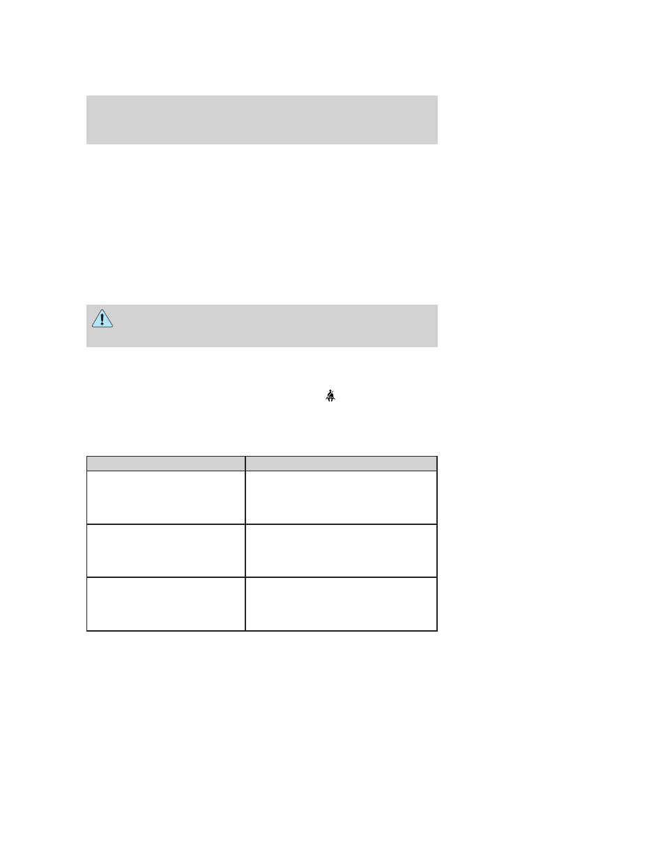 Safety belt warning light and indicator chime, Conditions of operation, Seating and safety restraints | FORD 2006 F-150 v.1 User Manual | Page 131 / 336