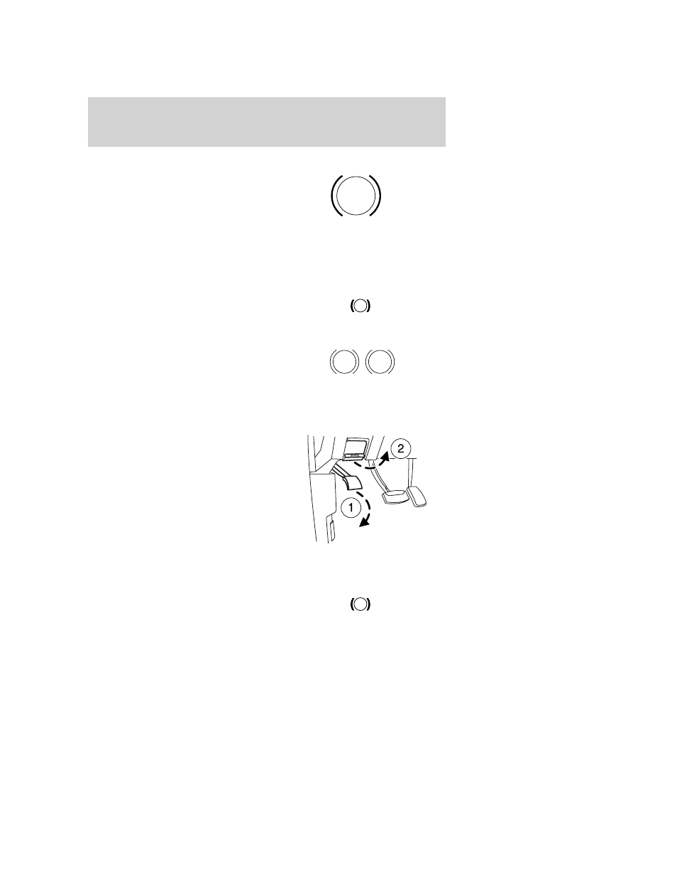 Abs warning lamp, Parking brake, P! brake | FORD 2006 F-150 v.1 User Manual | Page 206 / 336