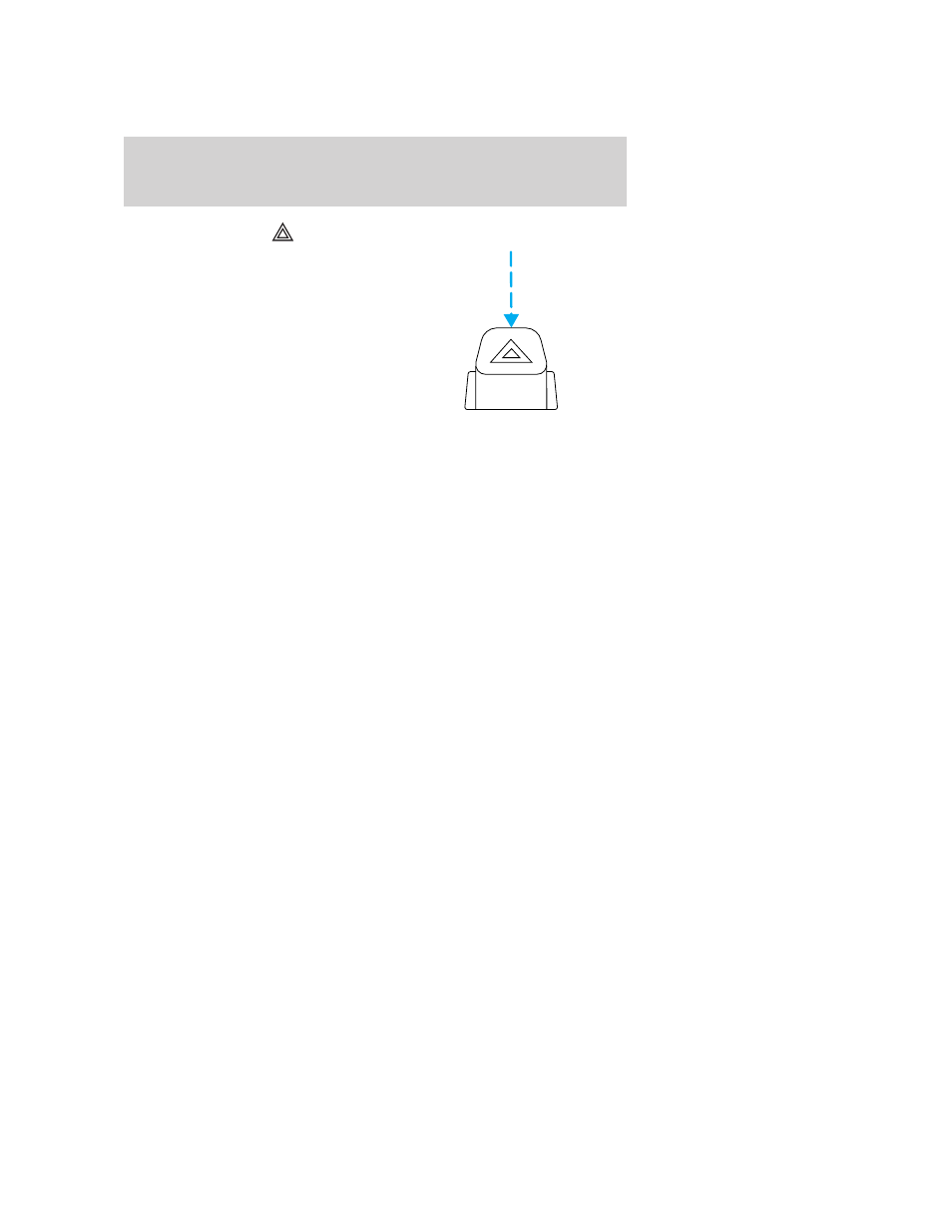 Hazard flasher, Hazard flasher switch, Roadside emergencies | FORD 2006 F-150 v.1 User Manual | Page 236 / 336