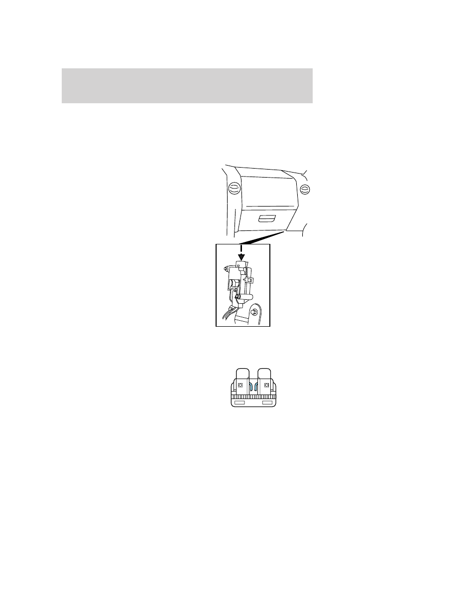 Fuel pump shut-off switch, Fuses and relays, Fuses | Roadside emergencies | FORD 2006 F-150 v.1 User Manual | Page 237 / 336