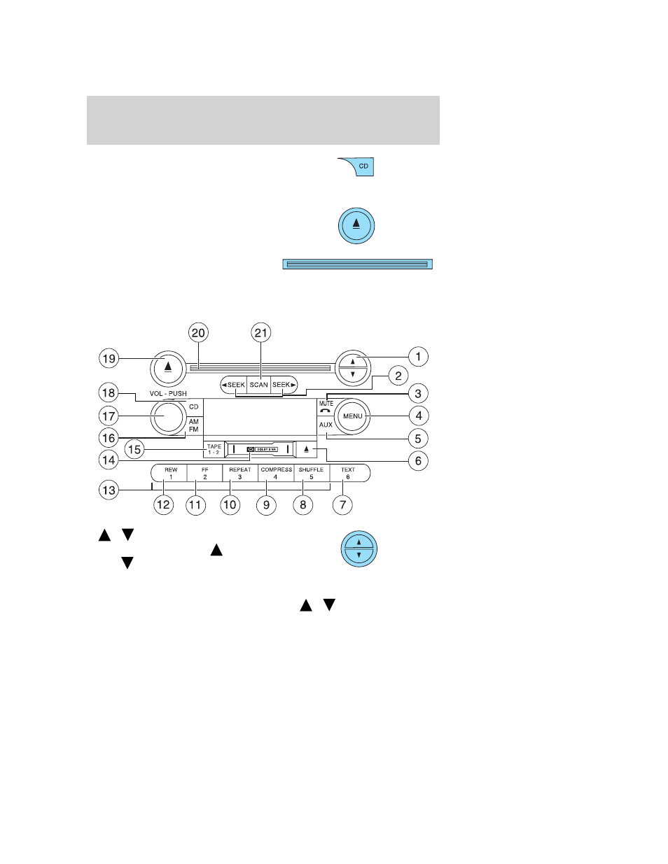 Am/fm stereo cassette with cd, Entertainment systems | FORD 2006 F-150 v.1 User Manual | Page 28 / 336