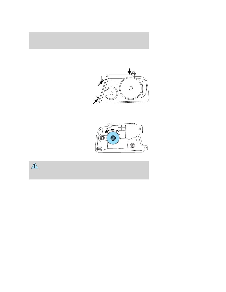 Replacing headlamp bulbs, Lights | FORD 2006 F-150 v.1 User Manual | Page 60 / 336