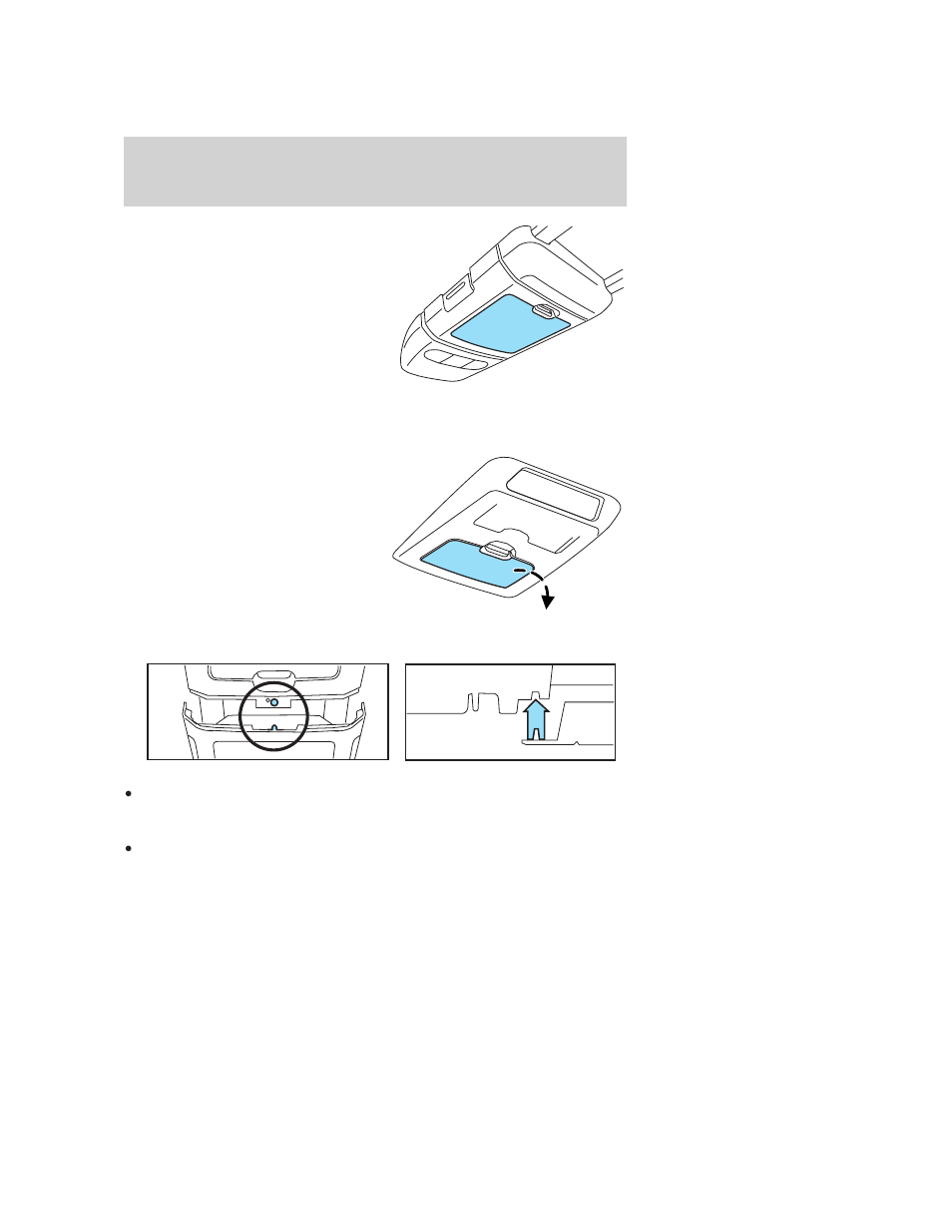 Storage compartment, Overhead storage bins, Driver controls | FORD 2006 F-150 v.1 User Manual | Page 66 / 336