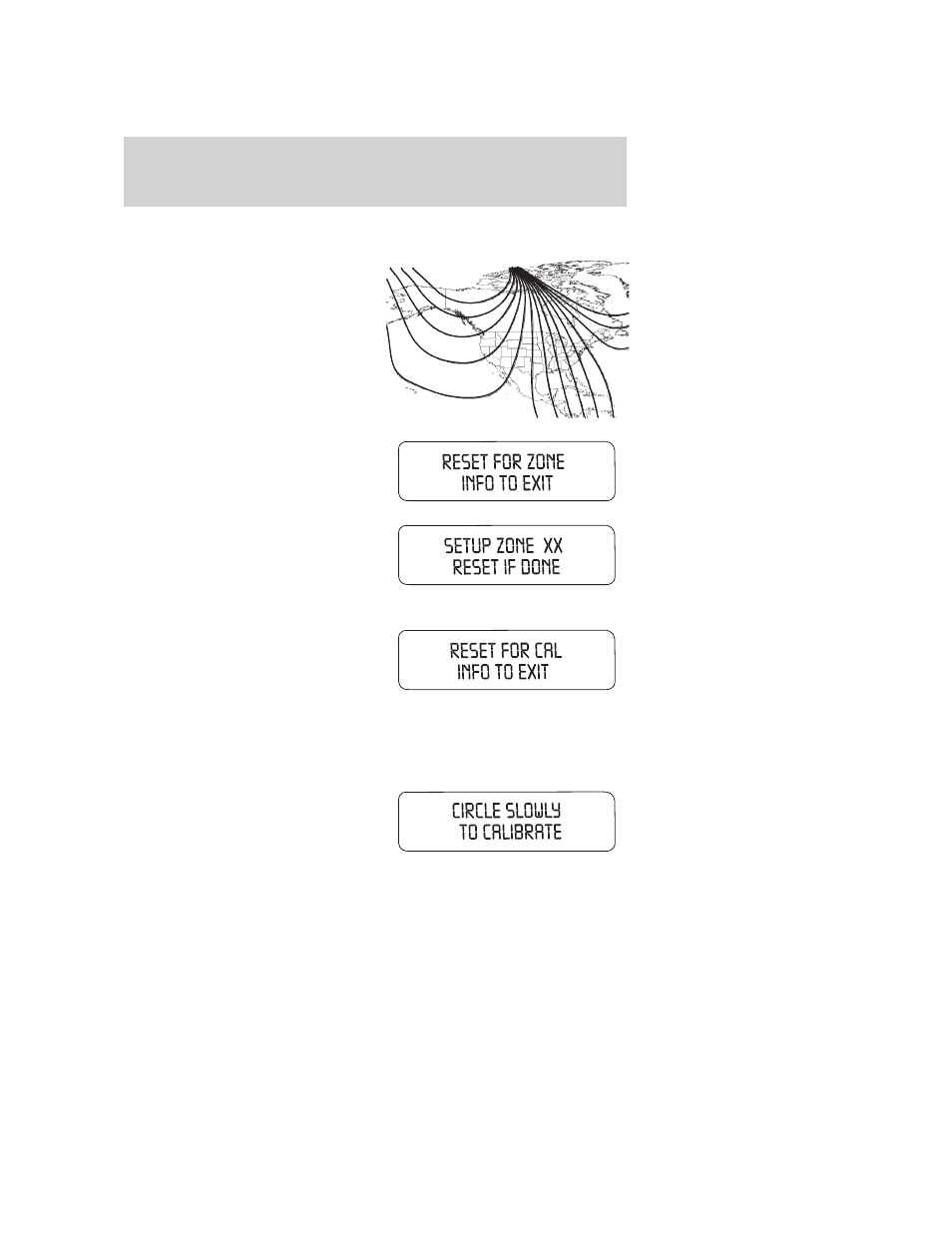 Compass zone/calibration adjustment, Driver controls | FORD 2006 F-150 v.1 User Manual | Page 86 / 336