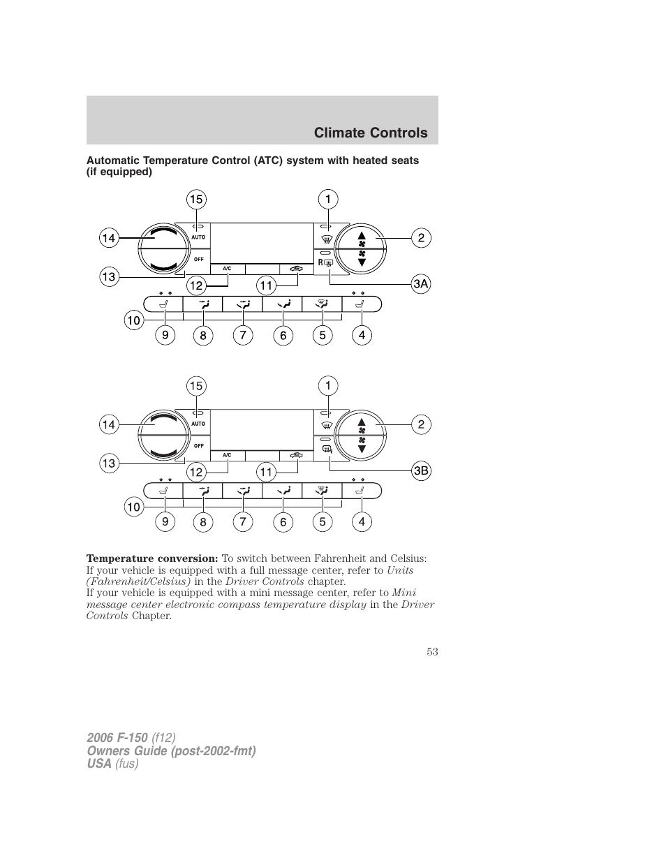 FORD 2006 F-150 v.3 User Manual | Page 53 / 336