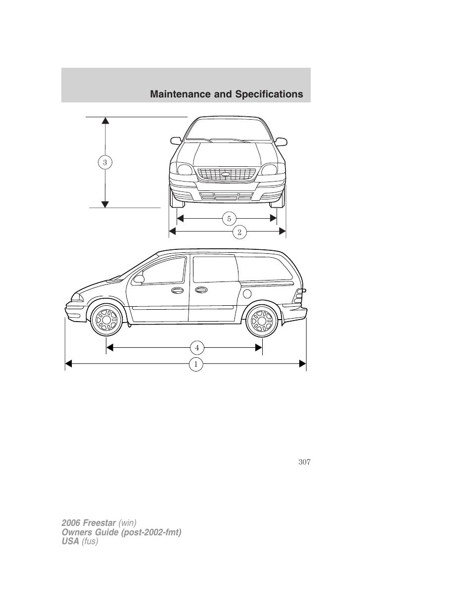 FORD 2006 Freestar v.1 User Manual | Page 307 / 320