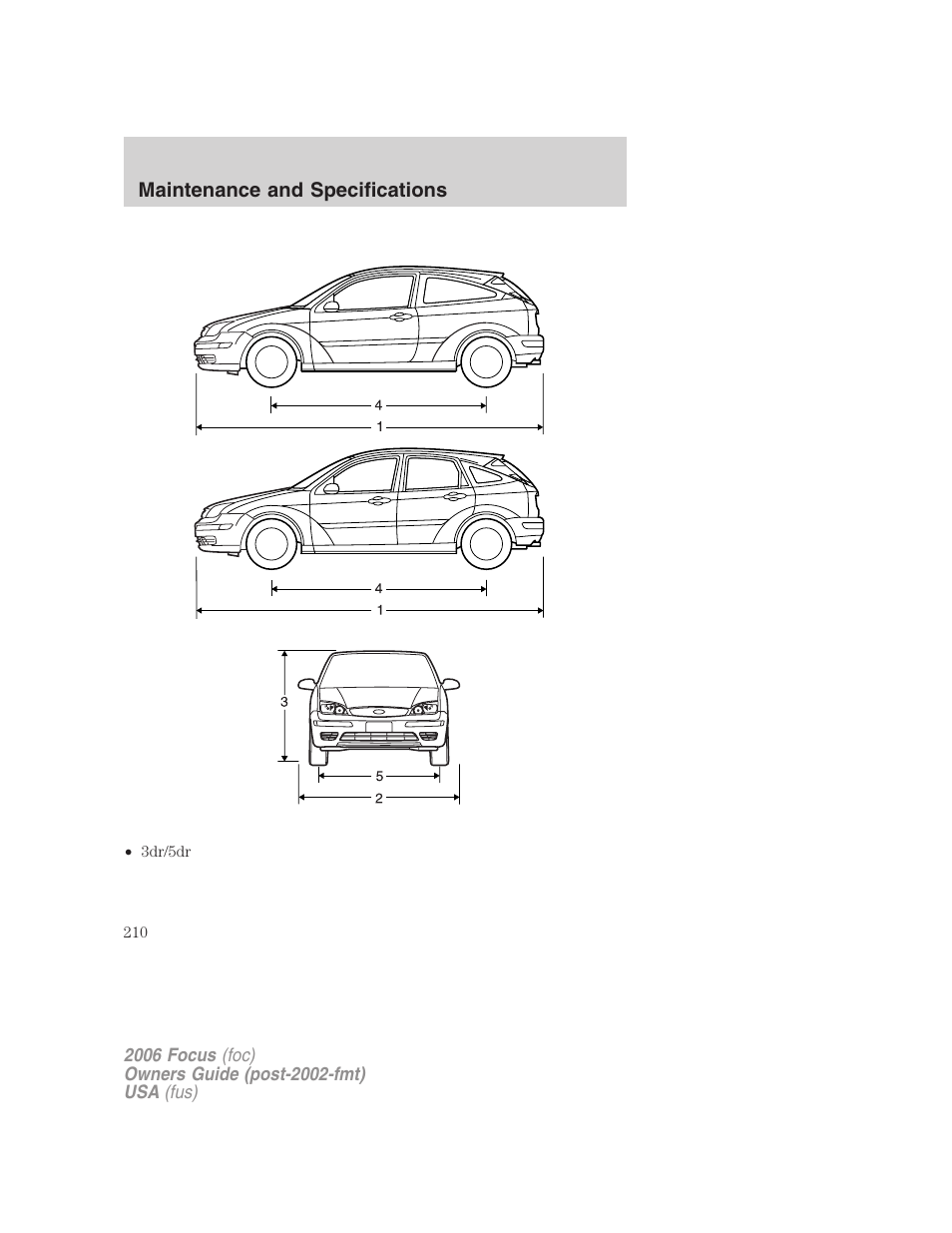 FORD 2006 Focus v.1 User Manual | Page 210 / 224