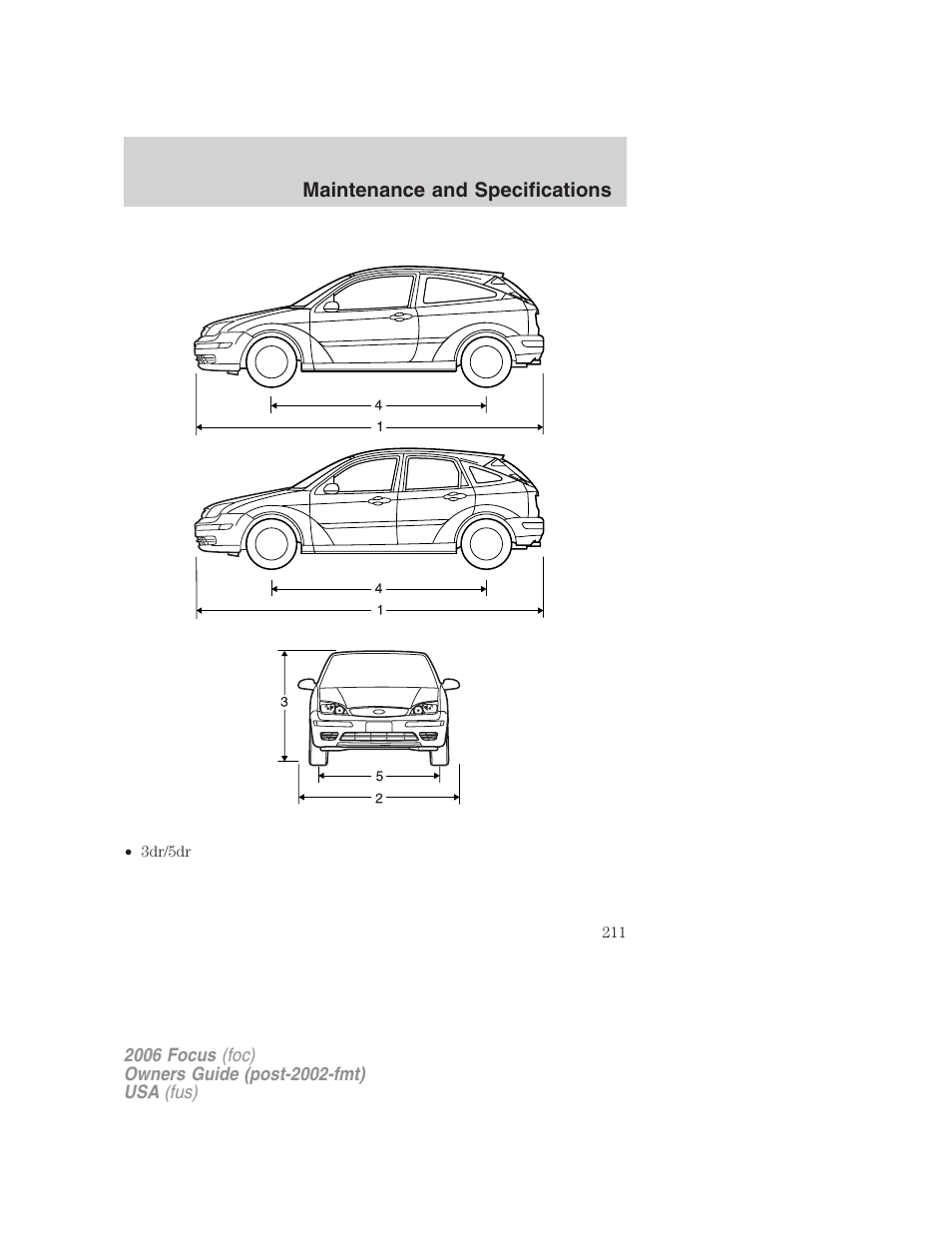 FORD 2006 Focus v.2 User Manual | Page 211 / 224