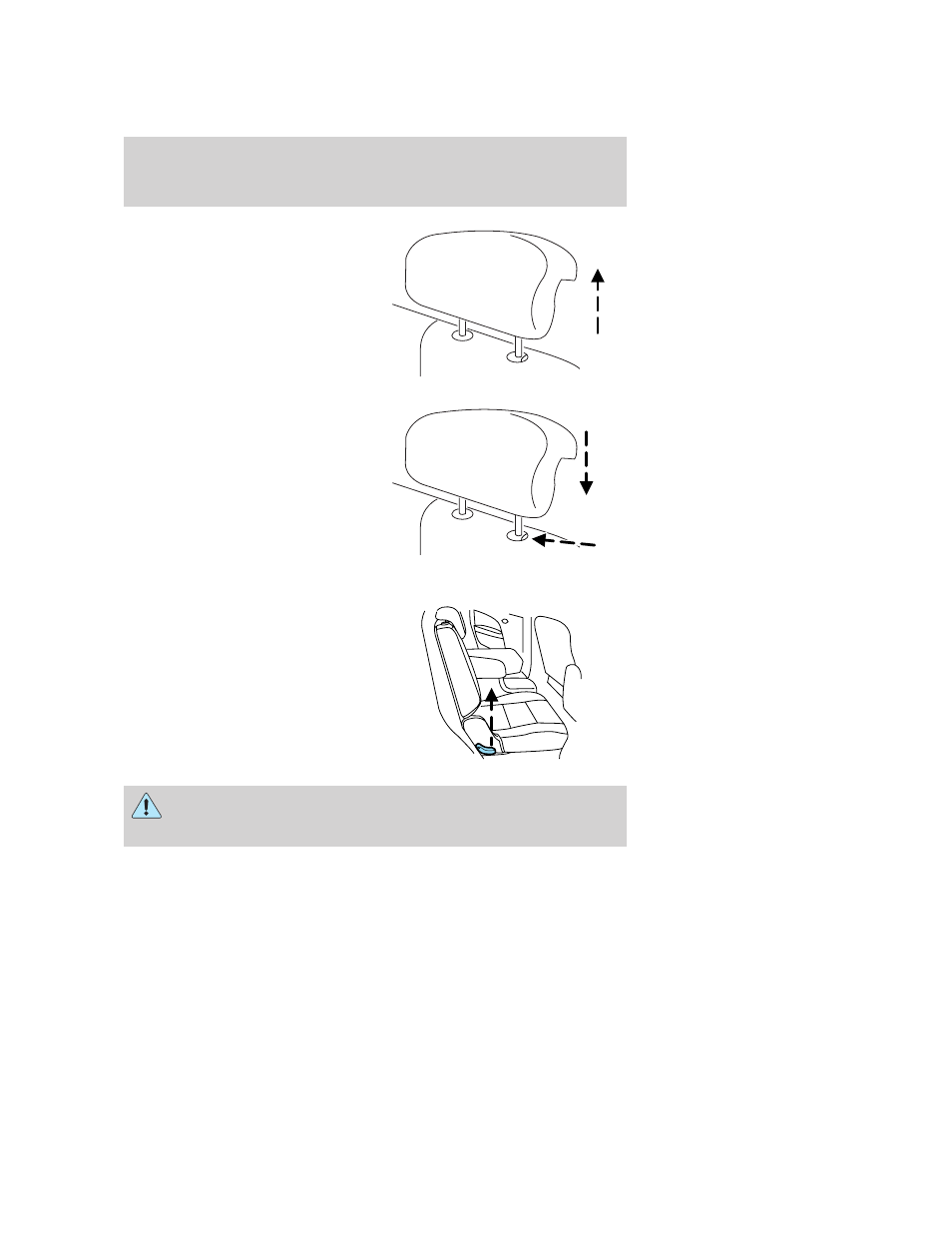 Adjusting second row bucket and bench seat back, Seating and safety restraints | FORD 2006 Freestyle v.2 User Manual | Page 111 / 288