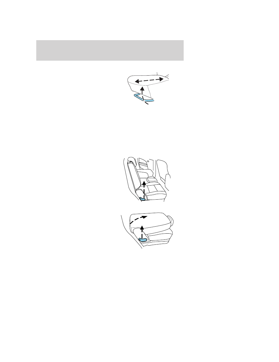 Adjusting second row seats (if equipped), Accessing the third row seats, Seating and safety restraints | FORD 2006 Freestyle v.2 User Manual | Page 112 / 288