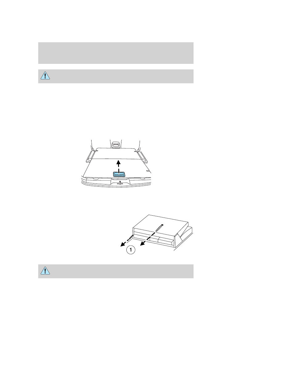 Unstowing the third row seat, Seating and safety restraints | FORD 2006 Freestyle v.2 User Manual | Page 117 / 288