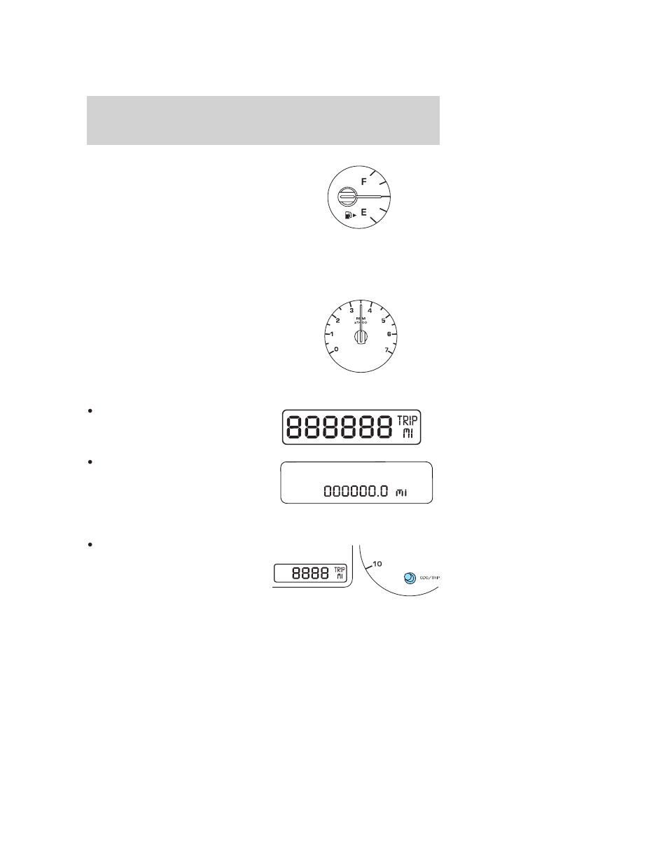 Instrument cluster | FORD 2006 Freestyle v.2 User Manual | Page 15 / 288