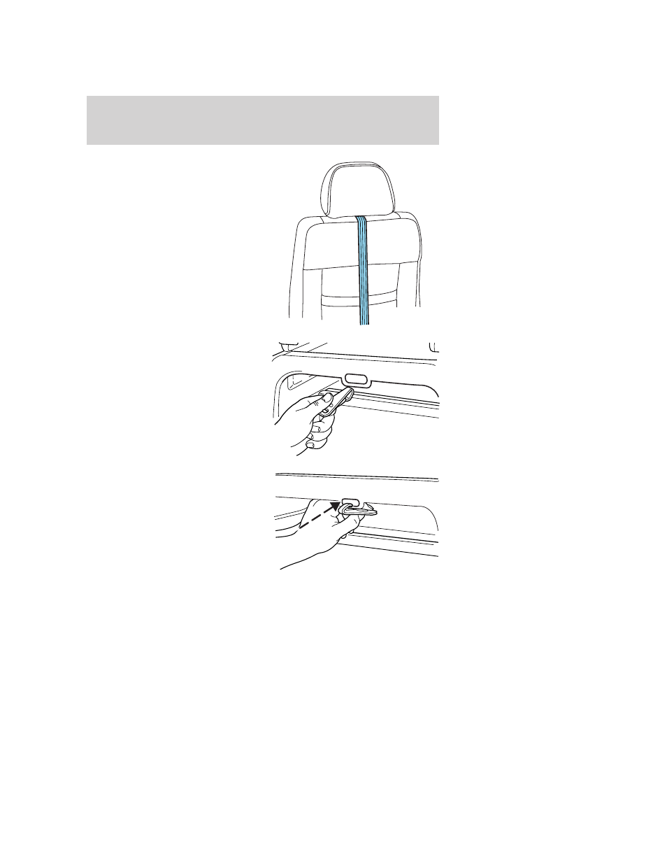 Seating and safety restraints | FORD 2006 Freestyle v.2 User Manual | Page 156 / 288