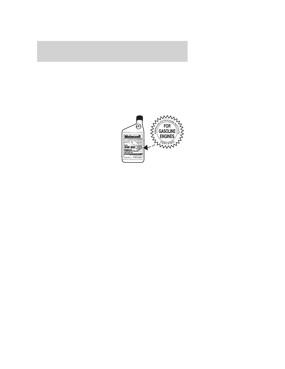 Engine oil and filter recommendations, Use sae 5w-20 engine oil, Maintenance and specifications | FORD 2006 Freestyle v.2 User Manual | Page 249 / 288