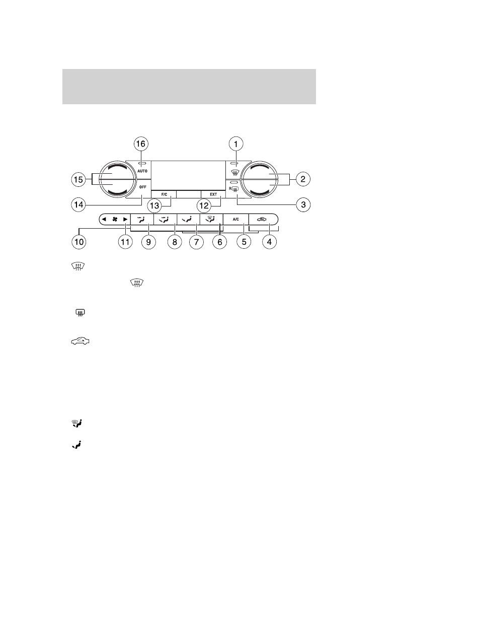 Automatic temperature control, Climate controls | FORD 2006 Freestyle v.2 User Manual | Page 42 / 288