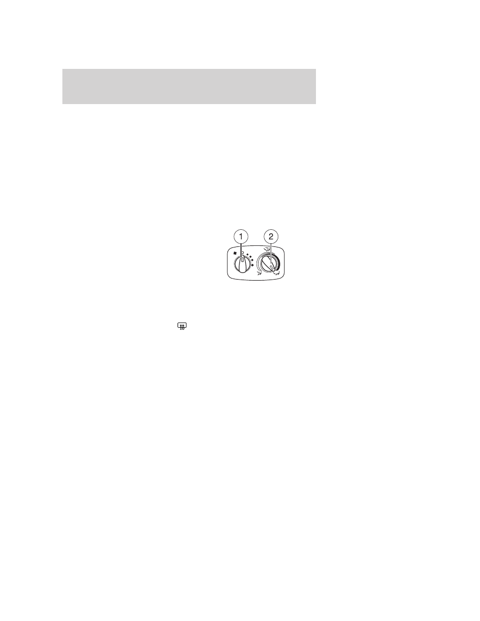 Auxiliary climate control (if equipped), Rear window defroster, Climate controls | FORD 2006 Freestyle v.2 User Manual | Page 51 / 288