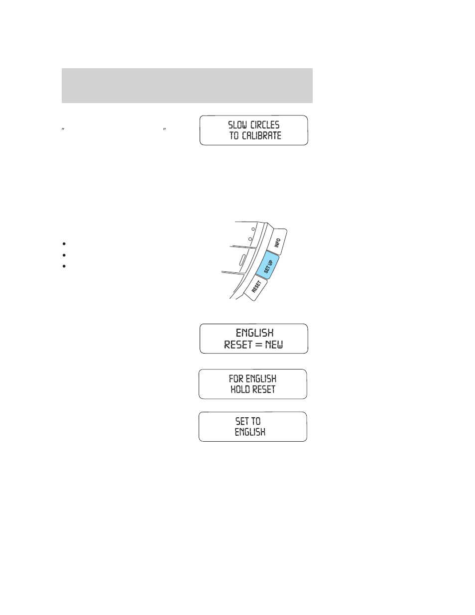 Setup menu, Language, Driver controls | FORD 2006 Freestyle v.2 User Manual | Page 83 / 288