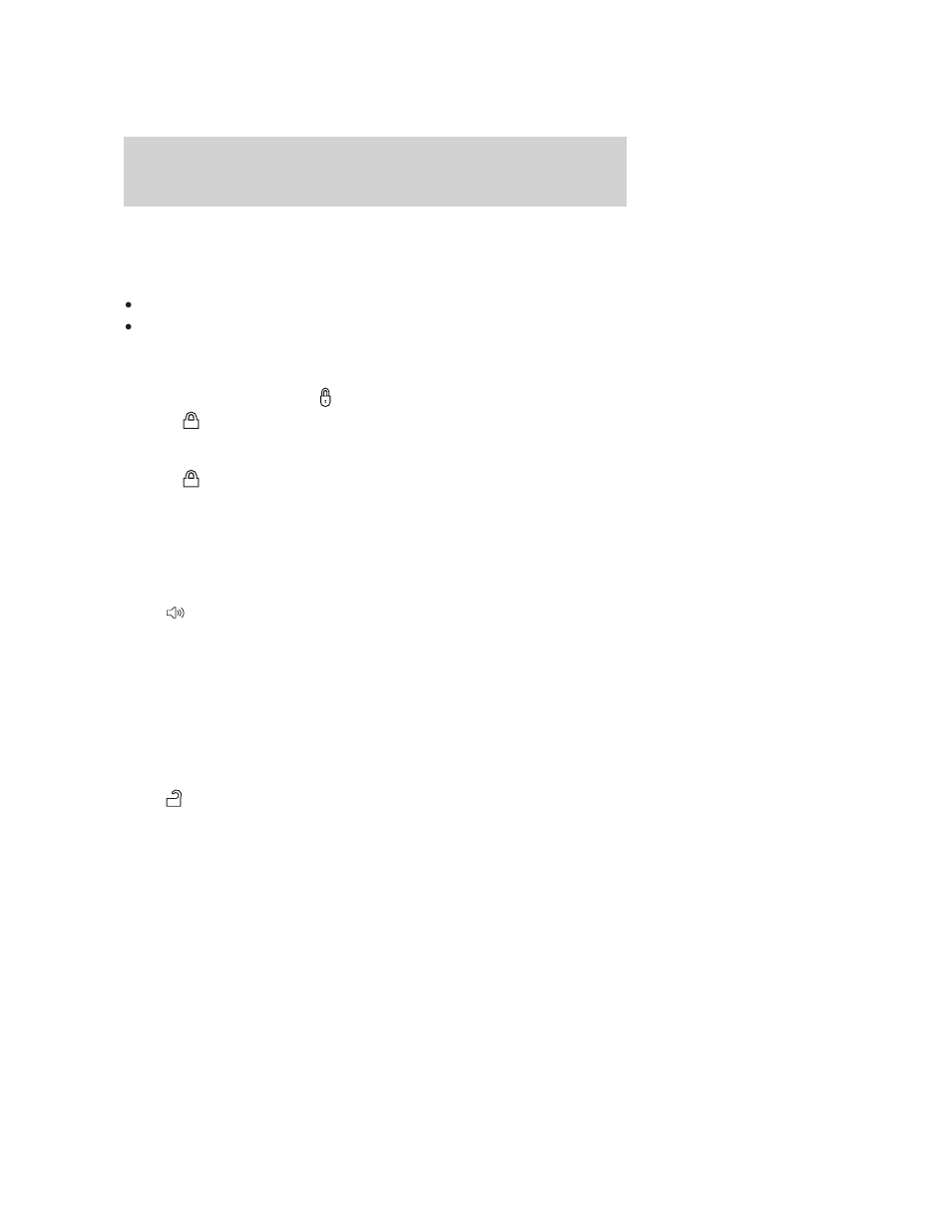 Locking the doors/liftgate, Sounding a panic alarm, Locks and security | FORD 2006 Freestyle v.2 User Manual | Page 93 / 288