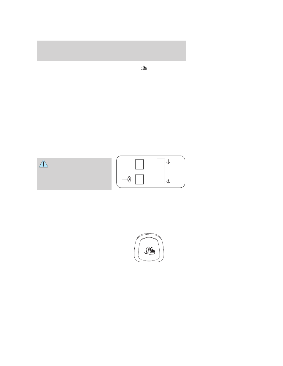 Attaching child safety seats with tether straps, Seating and safety restraints | FORD 2006 Mustang v.2 User Manual | Page 113 / 248