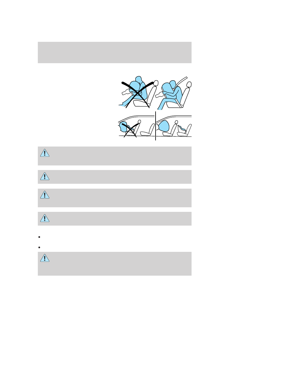 Important srs precautions, Seating and safety restraints | FORD 2006 Mustang v.2 User Manual | Page 95 / 248