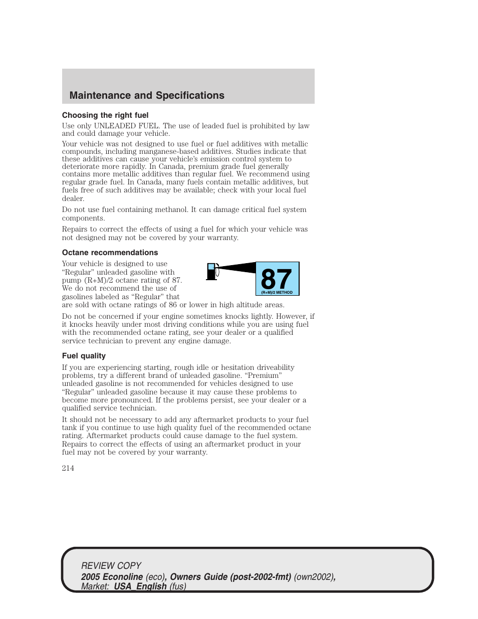 FORD 2005 E-450 v.1 User Manual | Page 214 / 248