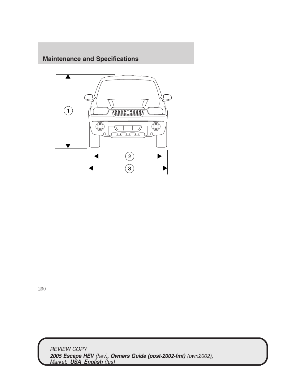 FORD 2005 Escape Hybrid v.1 User Manual | Page 290 / 328