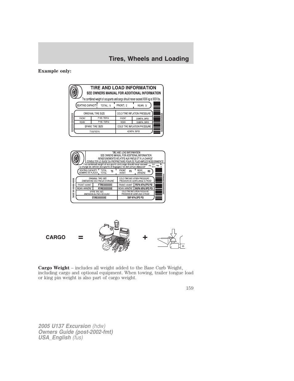 FORD 2005 Excursion v.2 User Manual | Page 159 / 280