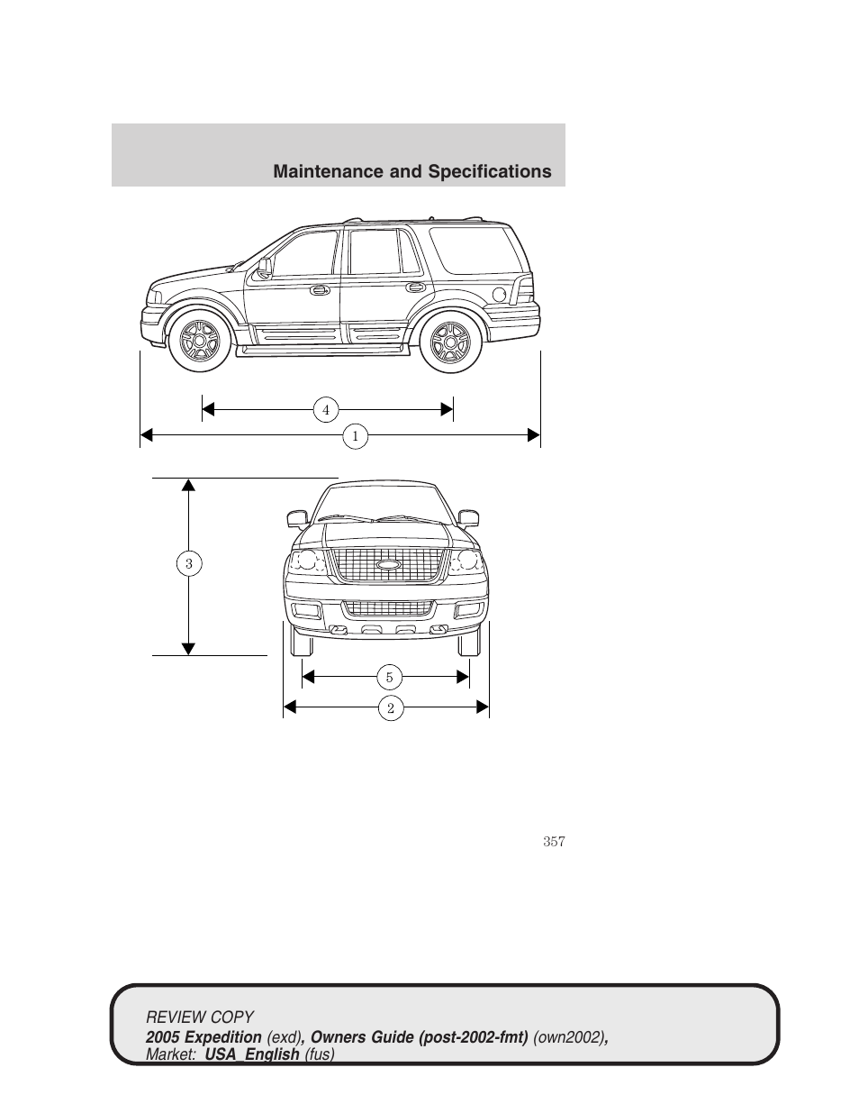 FORD 2005 Expedition v.1 User Manual | Page 357 / 368