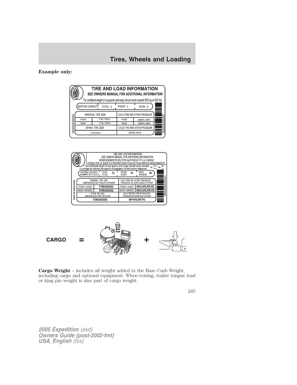FORD 2005 Expedition v.2 User Manual | Page 245 / 376
