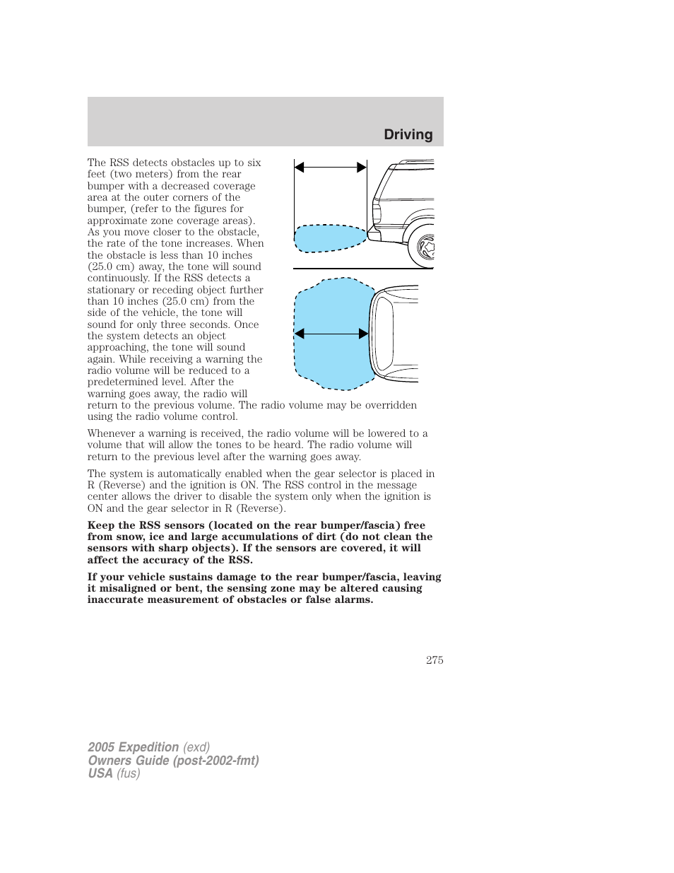 Driving | FORD 2005 Expedition v.3 User Manual | Page 275 / 376